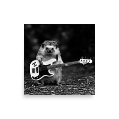 Needle Monochrome Photograph Poster