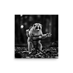Sloris Monochrome Photograph Poster